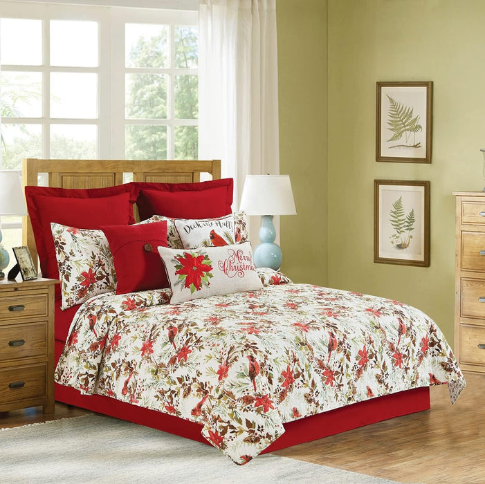 Solid Red Euro Sham