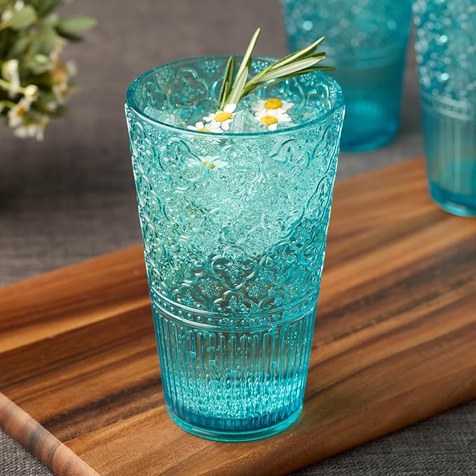 Victoria Aqua Ice Tea Glass