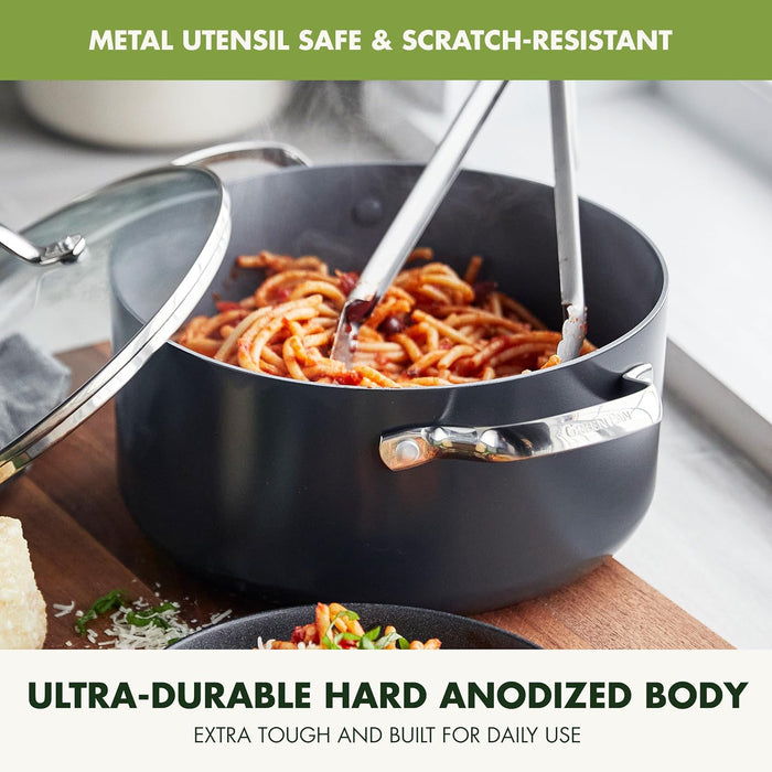 5Qt. Valencia Pro Hard Anodized Induction Stock Pot