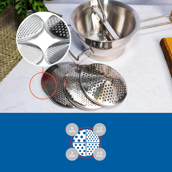 4 Discs Food Mill - Large