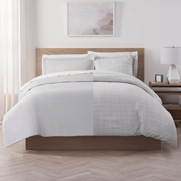 Serta 3pc. Reversible Duvet Cover Set - Micro Chip
