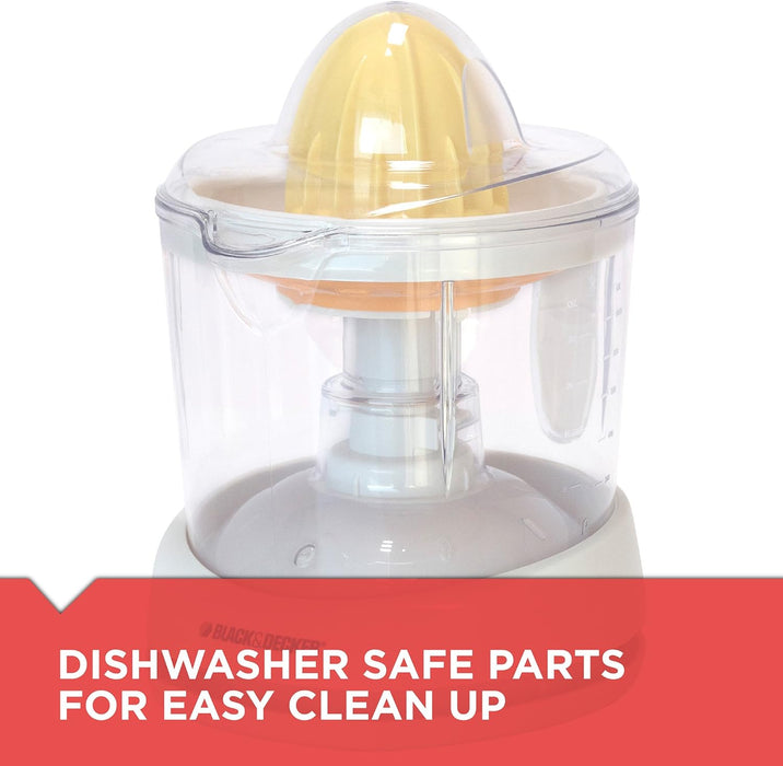 Black & Decker Electric Citrus Juicer - White