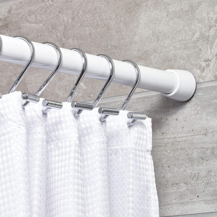 InterDesign Metal T-Bar Shower Curtain Hooks