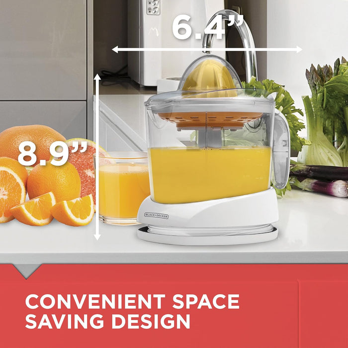 Black & Decker Electric Citrus Juicer - White