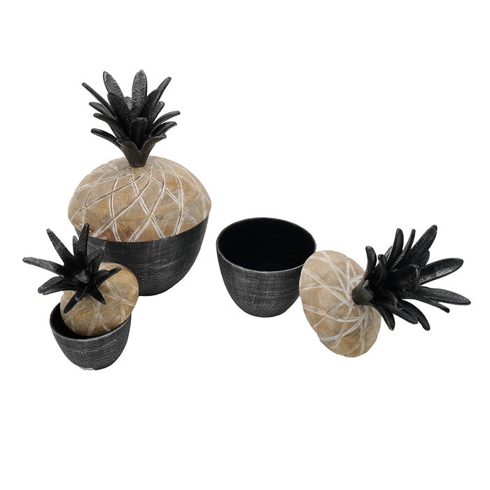 Pineapple Lidded Jar