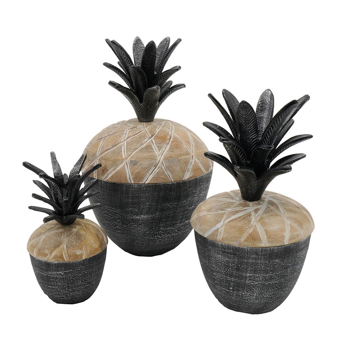 Pineapple Lidded Jar