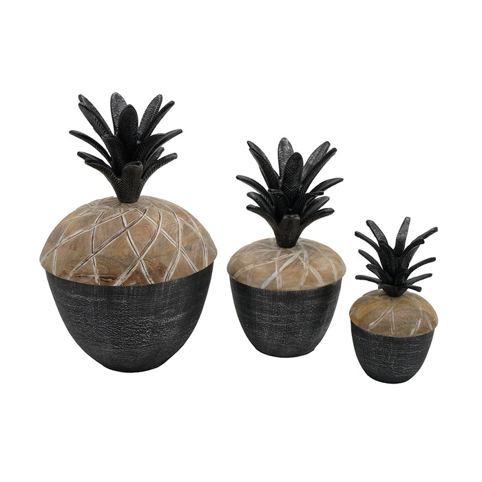 Pineapple Lidded Jar