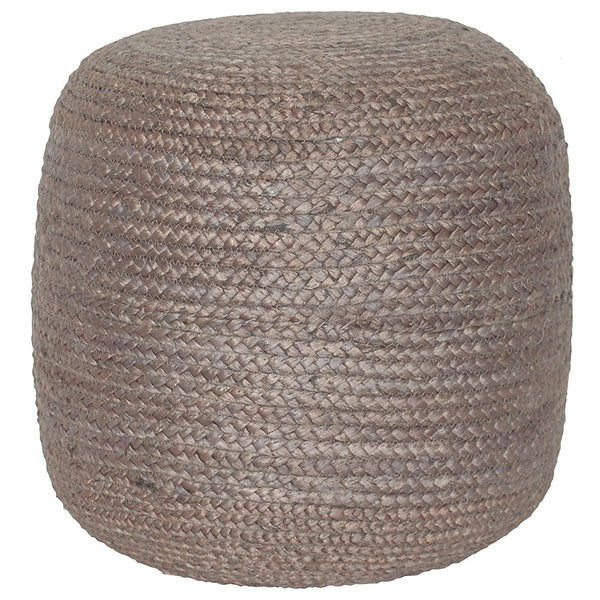 Jute Pouf Grey