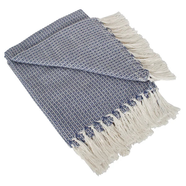 Indigo Indoor Outdoor Throw