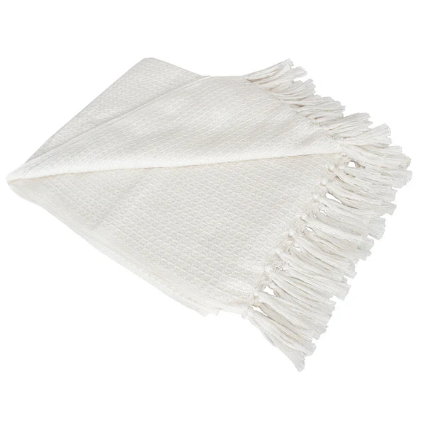 White Indoor Outdoor Throw