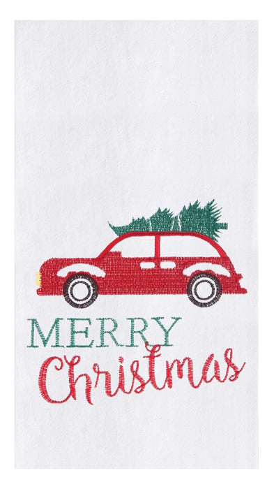 Holiday Car Kitchen Towel