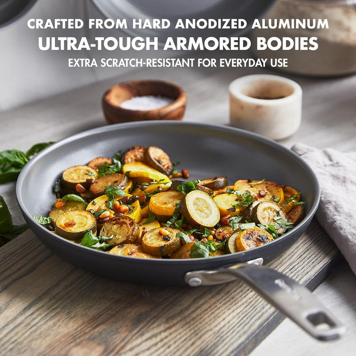 Chatham Hard Anodized 2 Piece Frying Pan Set
