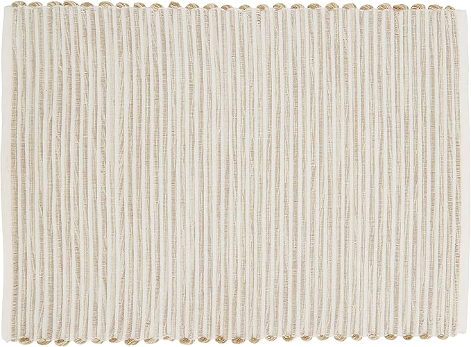 Ribbed Natural Placemats - Set Of 4