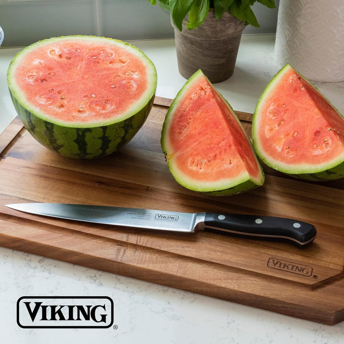 Viking Acacia Carving Board w/Juice Groove
