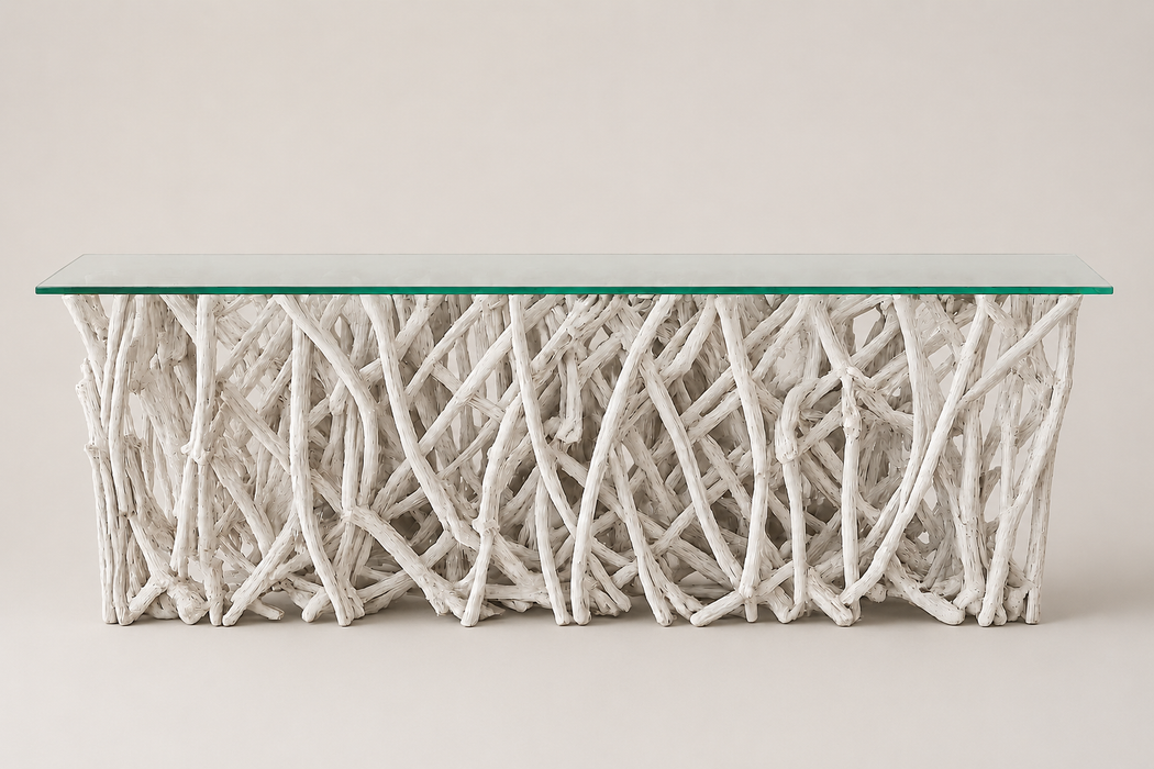 Liliana Console Table With Glass