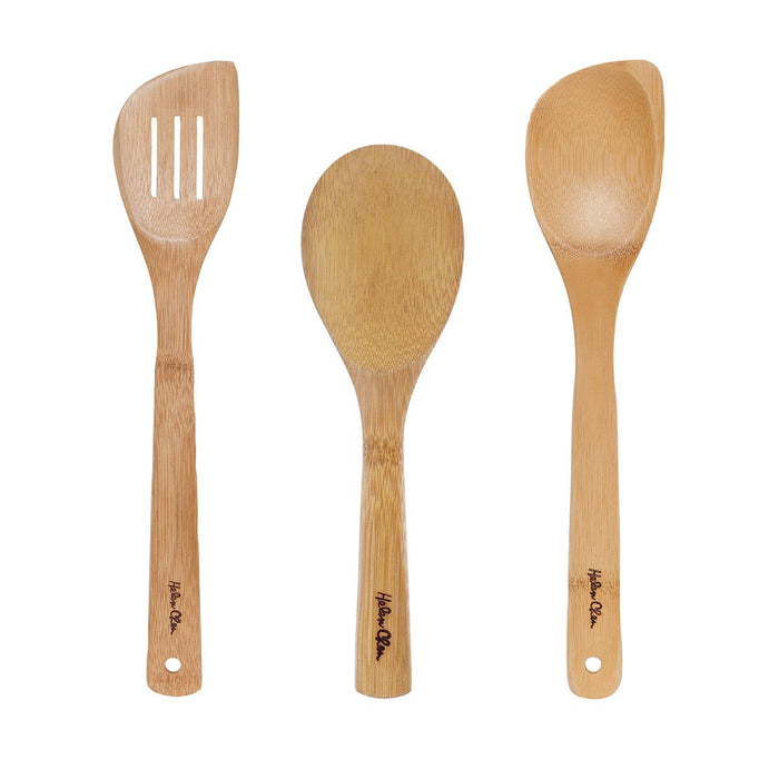 Helen's Asian Kitchen Bamboo Stir Fry Tools - Set Of 3