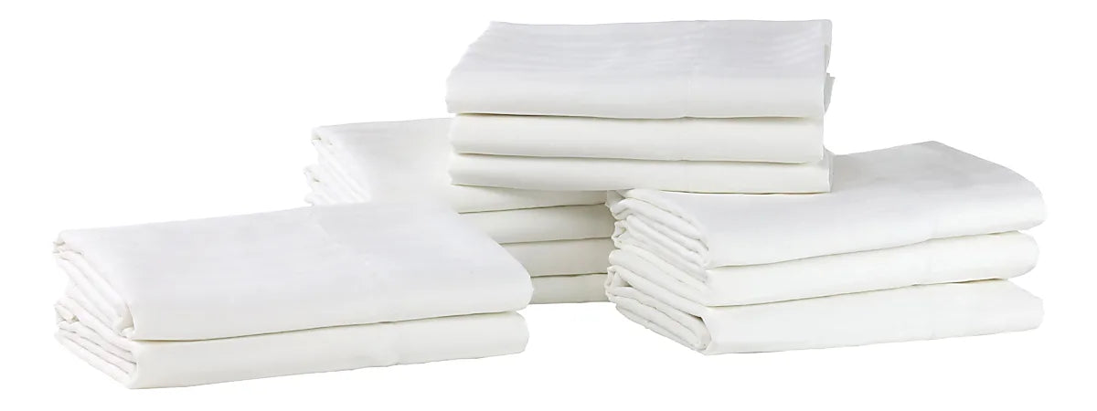 2pk. Lotus Satin Stripe Pillowcases