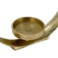 Metal Ring Shape Candle Holder - Gold