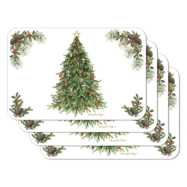O Christmas Tree Reversible Placemats