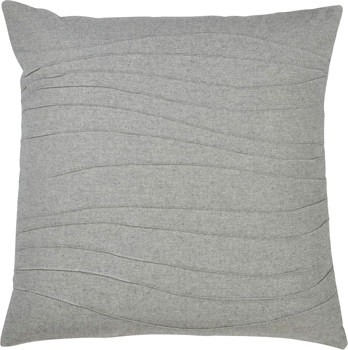 Pintucked Grey Down Pillow