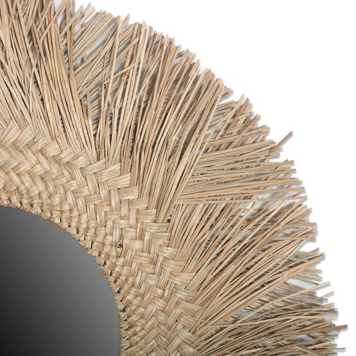 Cade Angled Seagrass Mirror