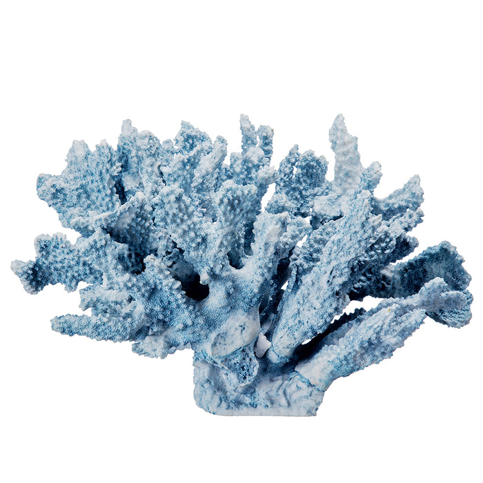 Polyresin Blue Faux Coral