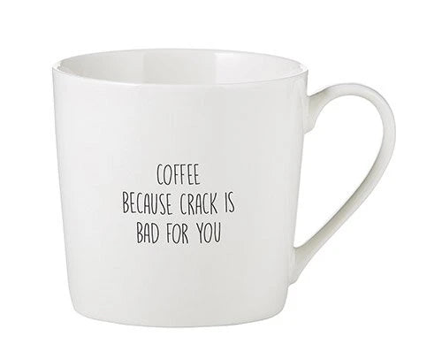 Coffee Because Ceramic Mug