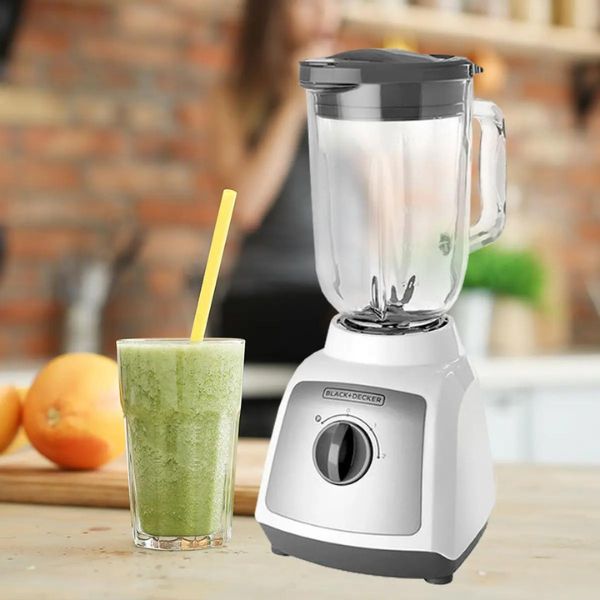 Black & Decker 2 Speed Blender - White