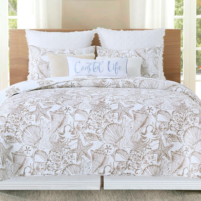 Barley Coast Shells Quilt Set