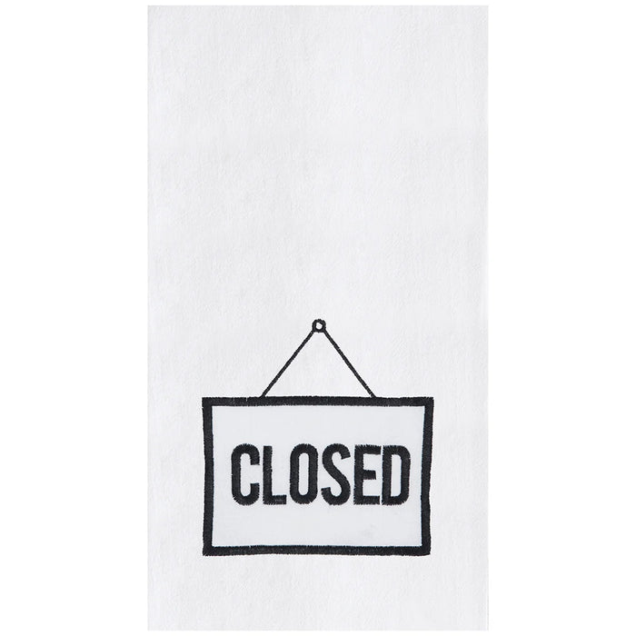 Double Sided Open/Closed Kitchen Towel