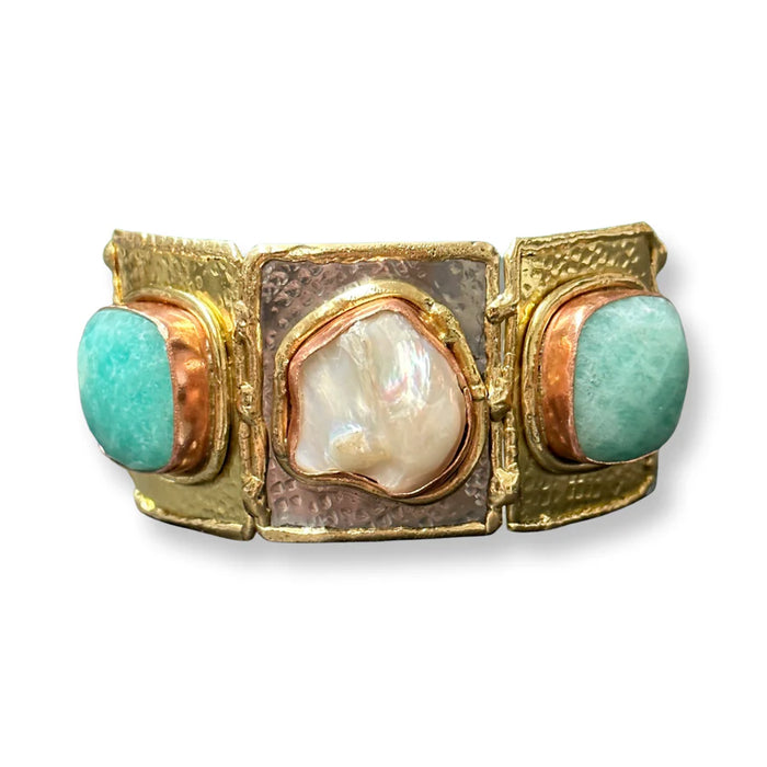Stainless Brass Copper Cuff