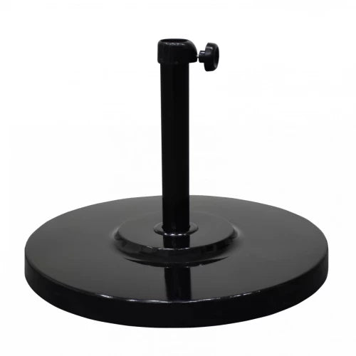 Black Concrete Umbrella Base