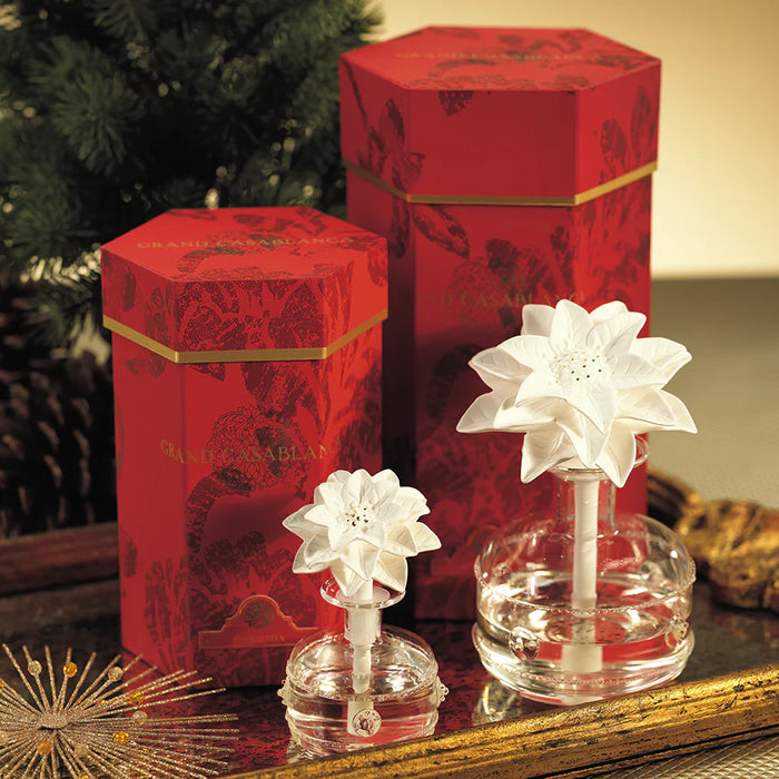 Grand Casablanca Poinsettia Porcelain Diffuser