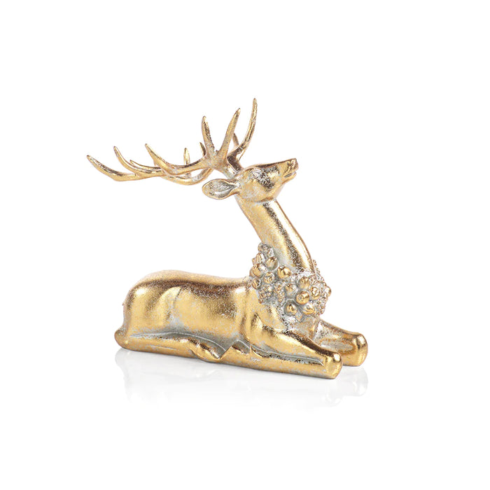 Large Deer With Ornamental Wreath