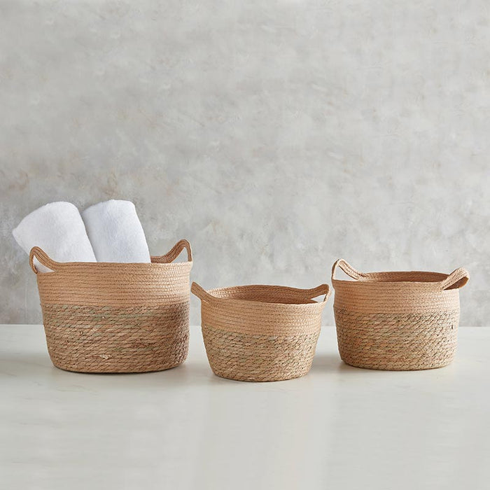 Tan Seagrass Basket