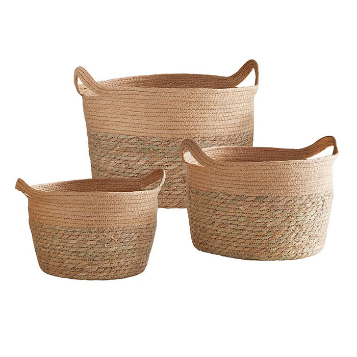 Tan Seagrass Basket