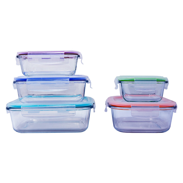 10-Piece Glass Container Set