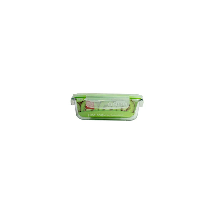 Snap-Tight Rectangle Glass Container