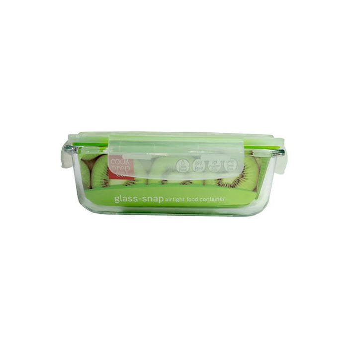 Snap-Tight Rectangle Glass Container