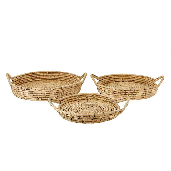 Round Tray With Basket