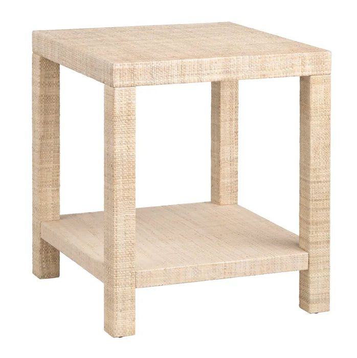Providence Raffia Side Table