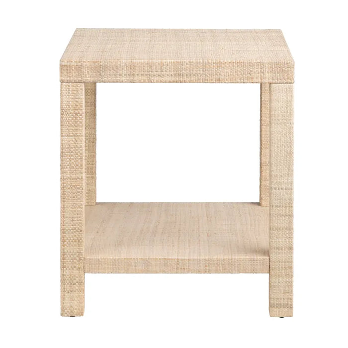 Providence Raffia Side Table
