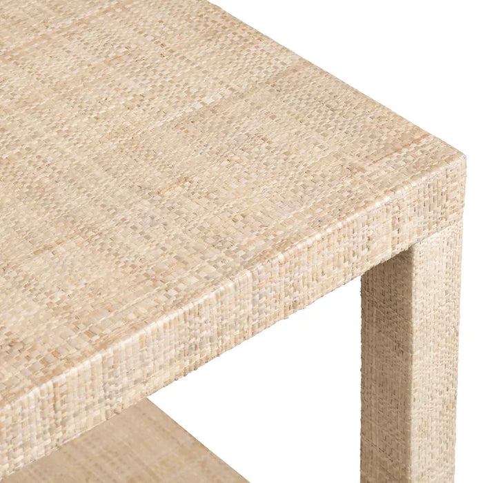 Providence Raffia Side Table