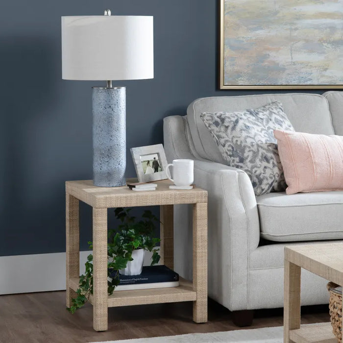 Providence Raffia Side Table