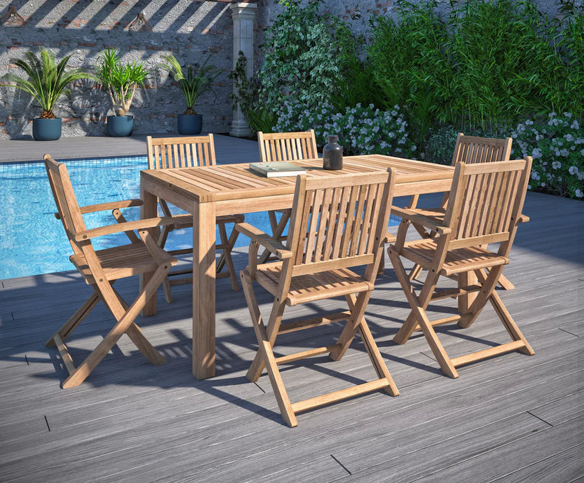 Yogya Folding Teak Armchair