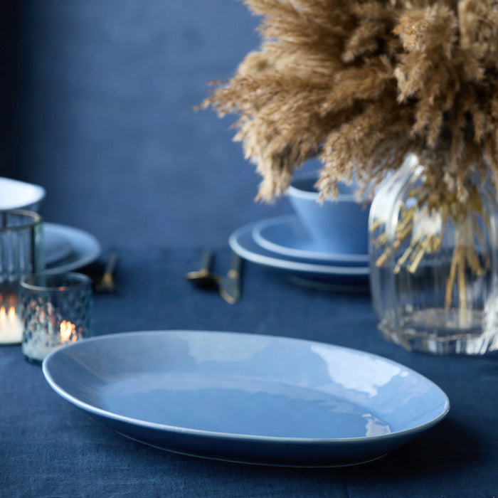 Cloudy Sky Oval Platter