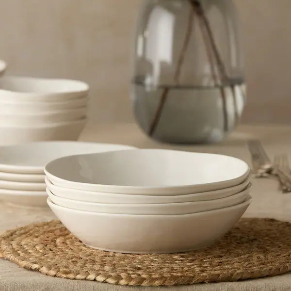 Linen Cream Soup Bowl