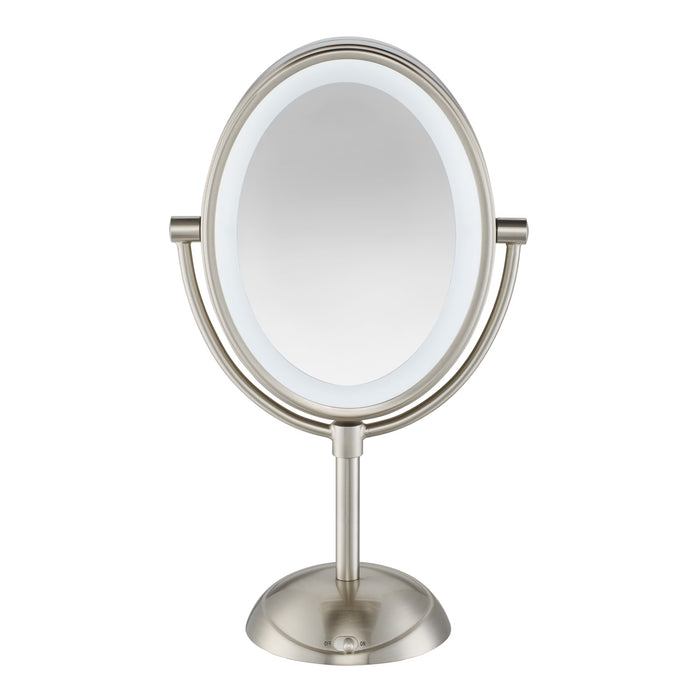 Conair Oval Vanity Mirror - Satin Nickel