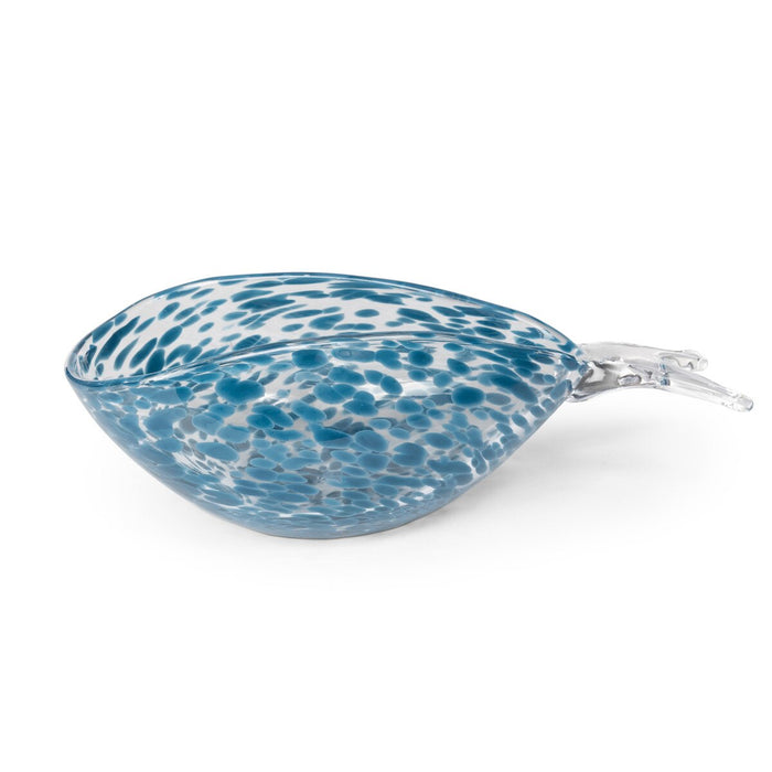 Navy Seaside Glass Fish Bowl