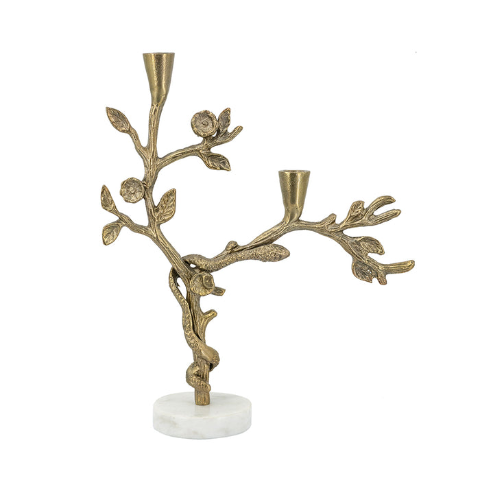 Gold Branch Taper Holder